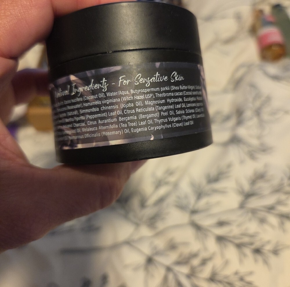 PiperWai Natural Charcoal Deodorant Cream NEW - Picture 2 of 3